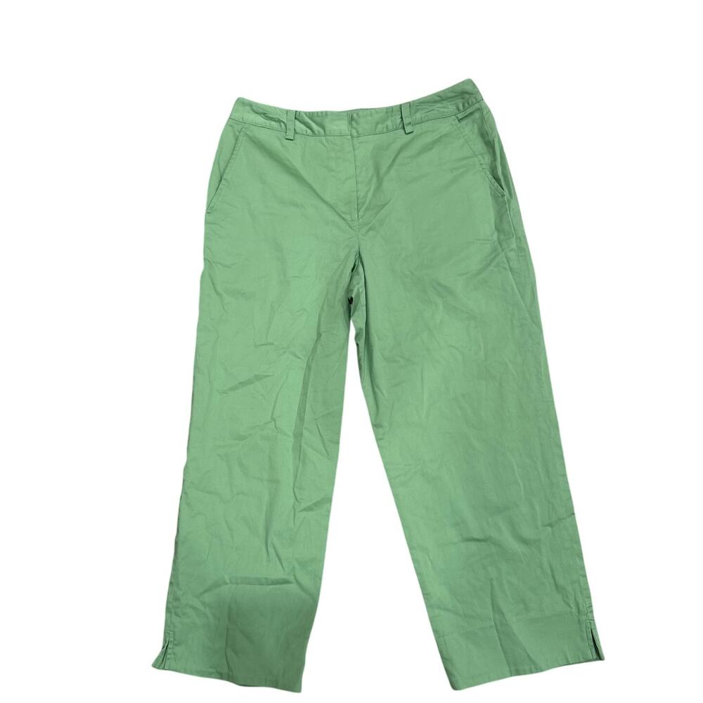 Larry Levine Women's Stretch Green Pants - Size: 6